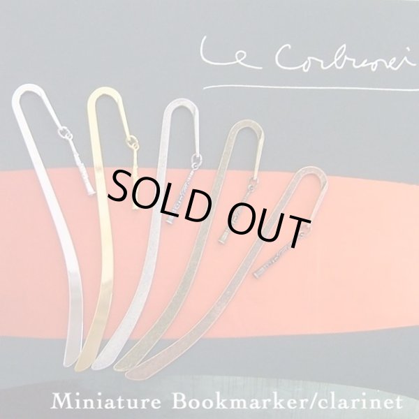 画像2: ブックマーカー　クラリネット　アンティークゴールド　◇ゆうパケット発送可 (2)