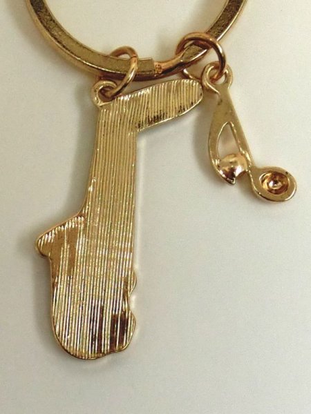 画像3: 楽器チャームキーホルダー　サックス　※在庫限り　※ご購入1個につき48ポイント付与(会員登録要)　◇ゆうパケット発送可 (3)