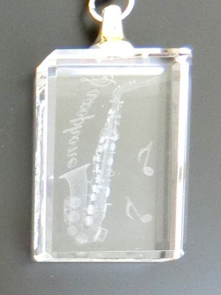 画像3: GLASS WORLD KEY CHAIN　サックス　※在庫限り　※ご購入1個につき98ポイント付与(会員登録要)　◇ゆうパケット発送可 (3)