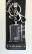 画像2: GLASS WORLD KEY CHAIN　サックス　◇ゆうパケット発送可 (2)