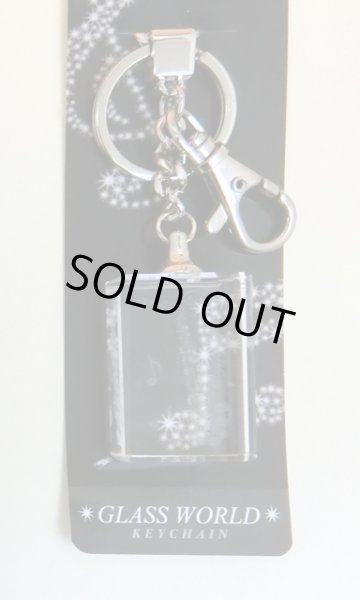 画像2: GLASS WORLD KEY CHAIN　サックス　◇ゆうパケット発送可 (2)