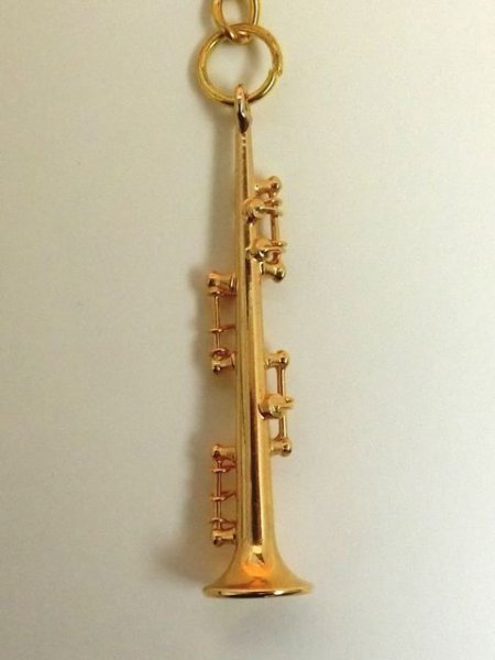 画像3: キーホルダー ソプラノサックス ◇ゆうパケット発送可 (3)