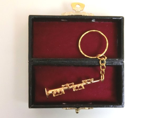 画像2: キーホルダー ソプラノサックス ◇ゆうパケット発送可 (2)