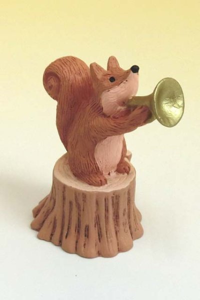 画像3: オーナメント 音符の森 リス (3)