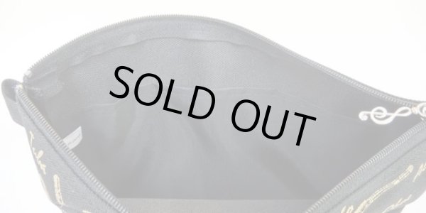 画像2: ポケットポーチ ブラスバンド ブラックゴールド ◇ゆうパケット発送可 (2)