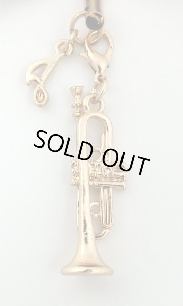 画像2: 立体楽器ストラップ　トランペット　※在庫限り　※ご購入1個につき98ポイント付与(会員登録要)　◇ゆうパケット発送可 (2)