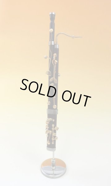 画像1: ミニチュア楽器　ファゴット　1/6サイズ　ブラウン1 (1)