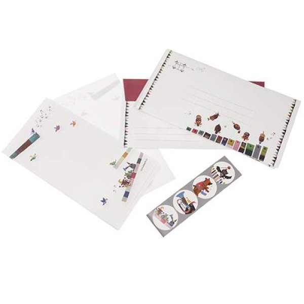 画像2: コロボックル　レターセット　ミュージック　◇ゆうパケット発送可 (2)