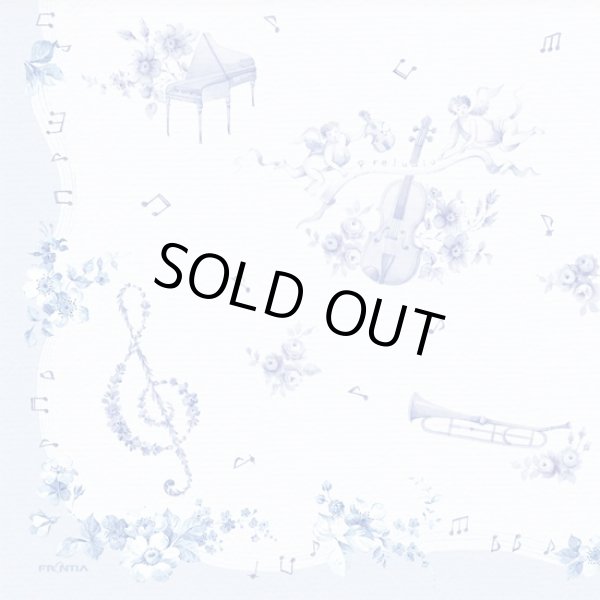 画像1: 楽器・音符柄　ペーパーナプキン　※在庫限り　※ご購入1個につき38ポイント付与(会員登録要)　◇ゆうパケット発送可 (1)