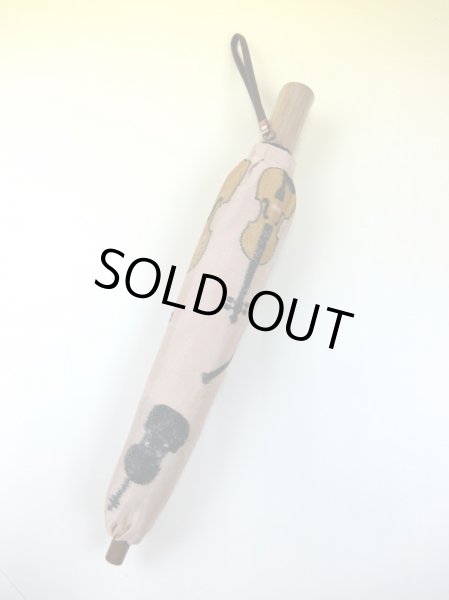 画像3: 甲州産ほぐし織　婦人折り畳み傘　楽器柄　※在庫限り　※ご購入1個につき1,200ポイント付与(会員登録要) (3)