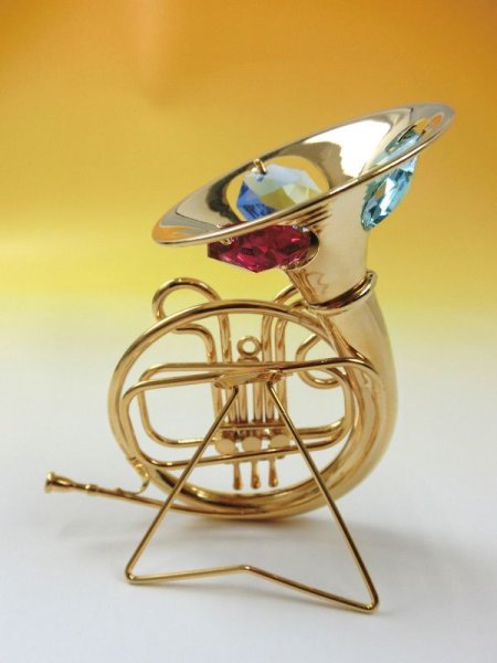 画像2: スワロフスキーオーナメント　ホルン　※在庫限り　※ご購入1個につき280ポイント付与(会員登録要) (2)