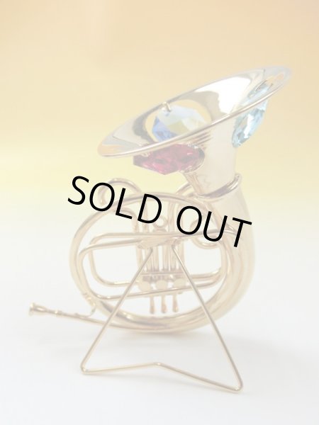 画像2: スワロフスキーオーナメント　ホルン (2)