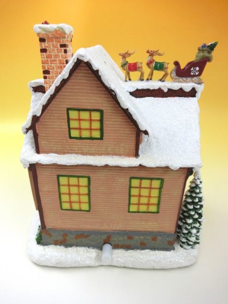 画像3: サンタハウス　オルゴール　ミュージカルライトクリスマス　※在庫限り　※ご購入1個につき4,104ポイント付与(会員登録要) (3)