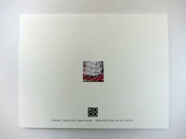 画像2: グリーティングカード　演奏　※在庫限り　※ご購入1個につき20ポイント付与(会員登録要)　◇ゆうパケット発送可 (2)