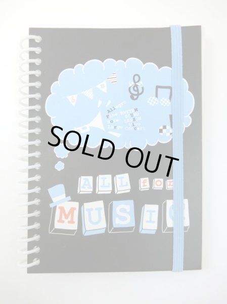 画像1: ALL for MUSIC A6リングメモ ◇ゆうパケット発送可 (1)