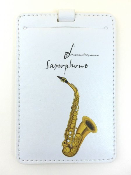 画像1: カードホルダー　サックス　※在庫限り　※ご購入1個につき120ポイント付与(会員登録要)　◇ゆうパケット発送可 (1)