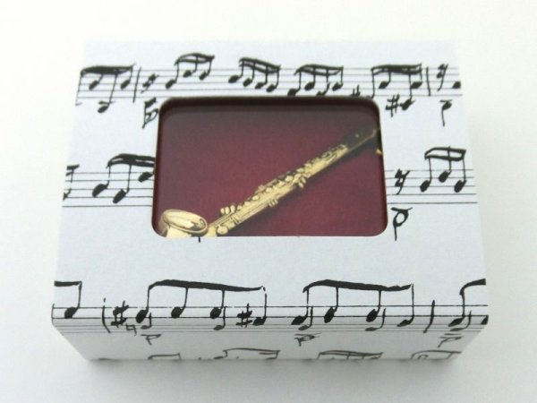 画像3: スタンダードブローチ バスクラリネット ゴールド (3)