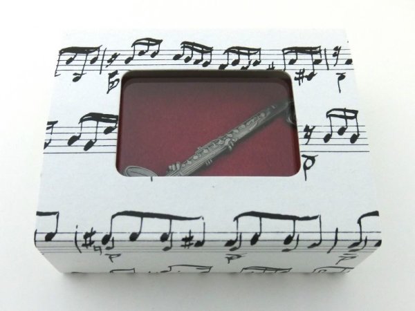 画像3: スタンダードブローチ　バスクラリネット　シルバー (3)