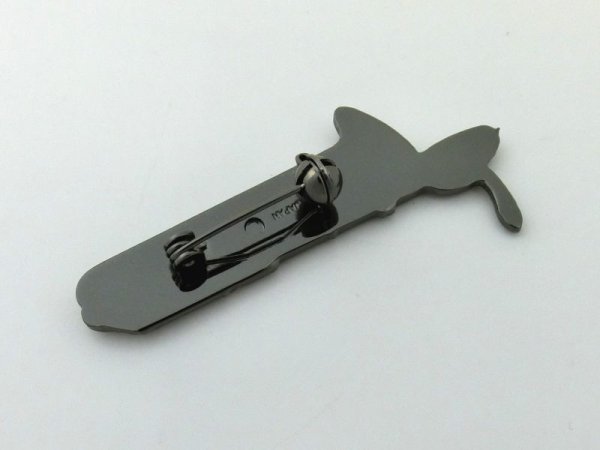 画像2: スタンダードブローチ バリトンサックス シルバー (2)