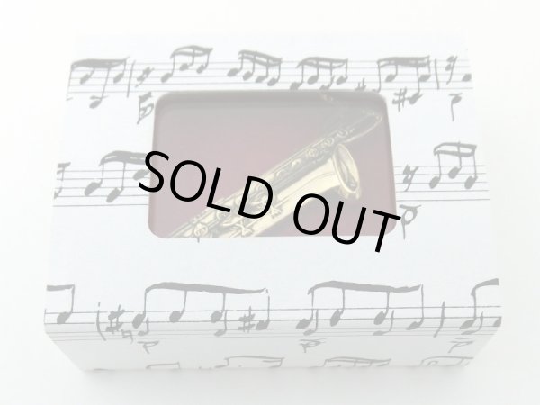 画像3: スタンダードブローチ　バリトンサックス　ゴールド (3)