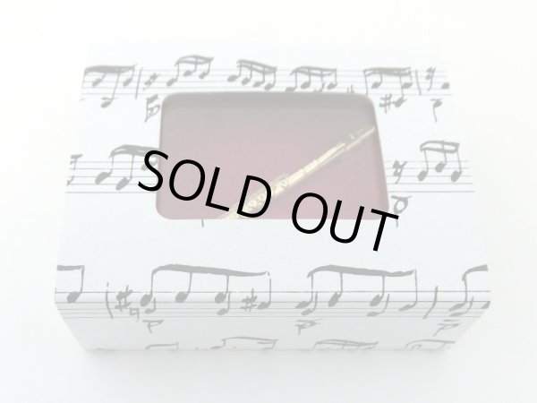 画像3: スタンダードブローチ　フルート　ゴールド (3)