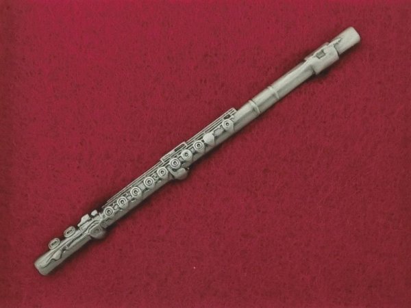 画像1: スタンダードブローチ　フルート　シルバー　※在庫限り　※ご購入1個につき140ポイント付与(会員登録要) (1)