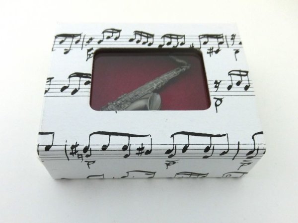 画像3: スタンダードブローチ テナーサックス シルバー (3)