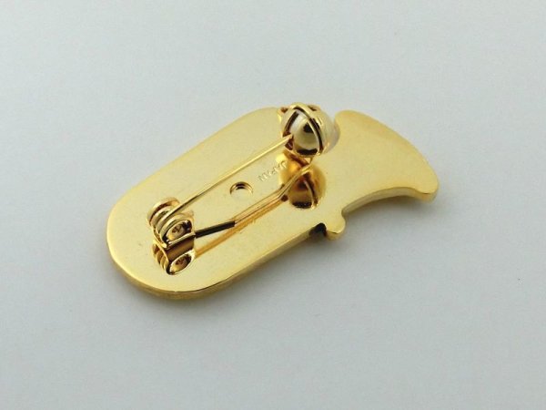 画像2: スタンダードブローチ チューバ ゴールド (2)