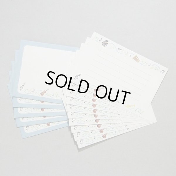 画像8: ケース入ミニレターセット　音楽　※在庫限り　◇ゆうパケット発送可 (8)