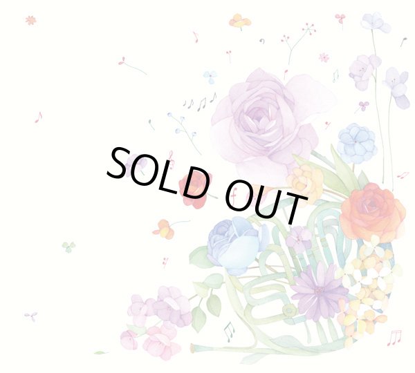 画像3: ブロックメモ　ミュージックと花　※在庫限り　◇ゆうパケット発送可 (3)