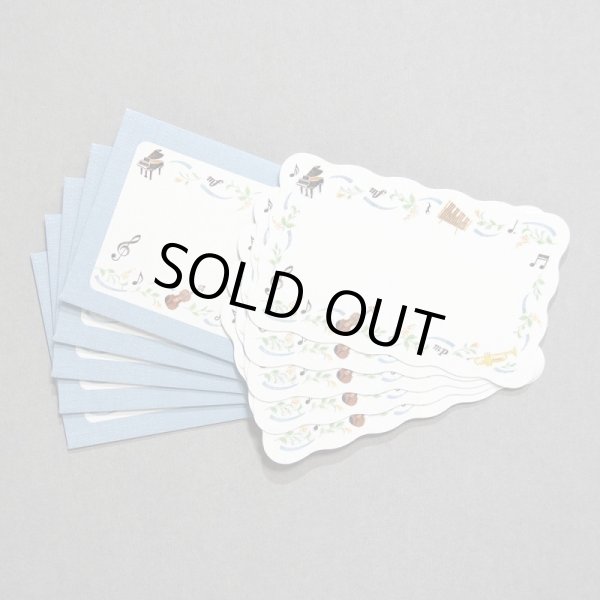 画像6: MF封筒付メッセージカード　音楽　※在庫限り　◇ゆうパケット発送可 (6)