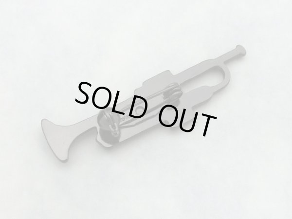 画像2: スタンダードブローチ　トランペット　シルバー　※在庫限り　※ご購入1個につき140ポイント付与(会員登録要) (2)