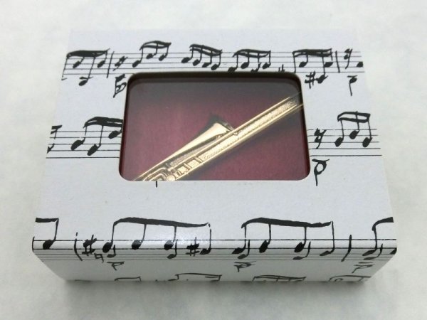 画像3: スタンダードブローチ トロンボーン ゴールド (3)