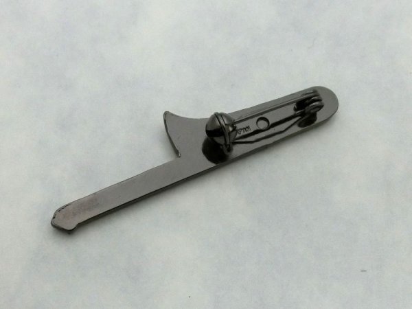 画像2: スタンダードブローチ　トロンボーン　シルバー (2)