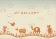 画像1: MY GALLERY　お絵かきファイル　どうぶつ音楽隊　A3 (1)