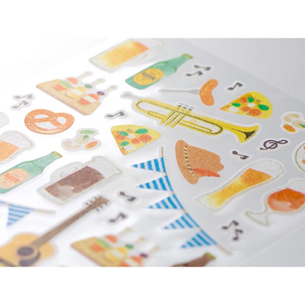 画像4: シール マルシェ ビール柄 ※在庫限り ※ご購入1個につき26ポイント付与(会員登録要) ◇ゆうパケット発送可 (4)