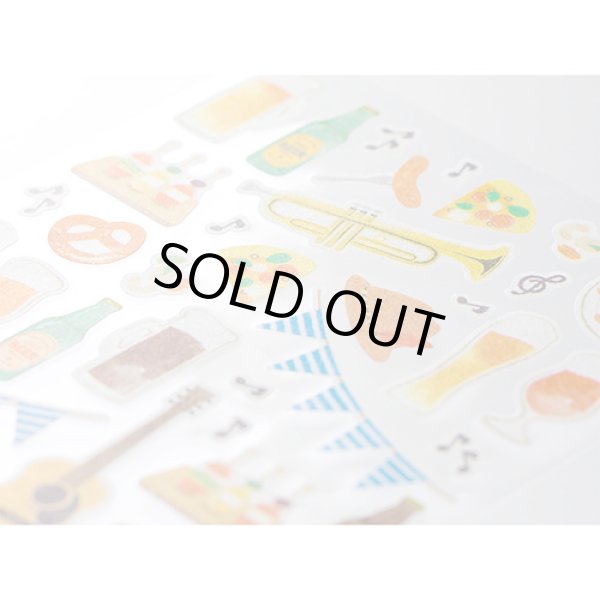 画像4: シール　マルシェ　ビール柄　※在庫限り　※ご購入1個につき26ポイント付与(会員登録要)　◇ゆうパケット発送可 (4)