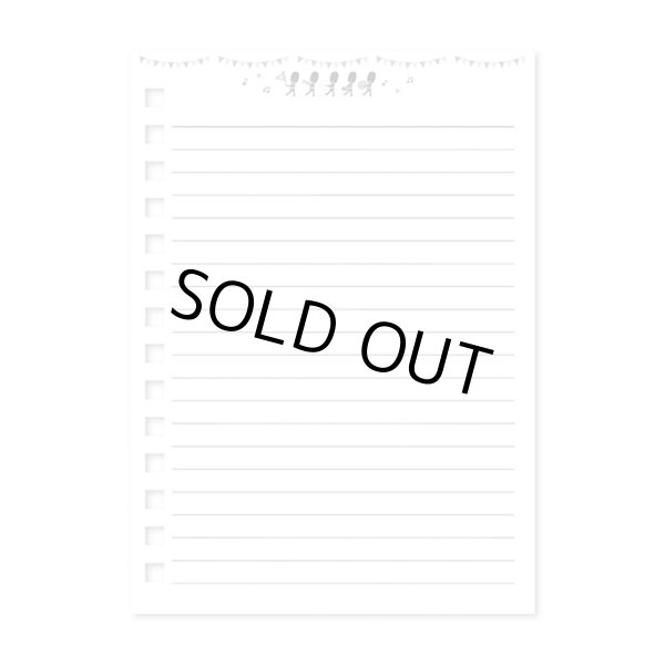 画像2: A6リングメモ　happy march　※在庫限り　◇ゆうパケット発送可 (2)