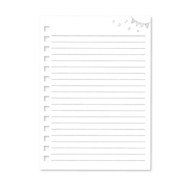 画像2: A6リングメモ　MUSIC LIFE　※在庫限り　※ご購入1個につき48ポイント付与(会員登録要)　◇ゆうパケット発送可 (2)