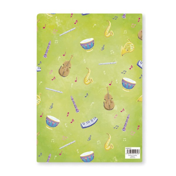 画像2: ポケットファイル　I LOVE MUSIC　◇ゆうパケット発送可 (2)