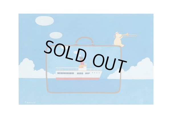 画像1: ポストカード　山田和明「想い出を乗せて」　◇ゆうパケット発送可 (1)