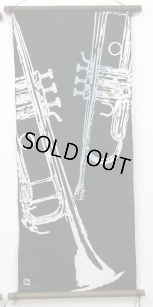 画像4: にじゆら手ぬぐい　トランペット　◇ゆうパケット発送可 (4)