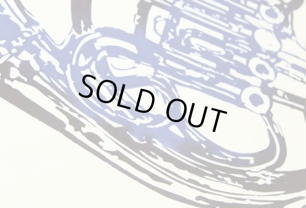 画像2: にじゆら手ぬぐい　ホルン　◇ゆうパケット発送可 (2)