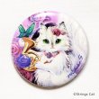 画像1: 缶バッジ　Strings Cat　ホルン　◇ゆうパケット発送可 (1)