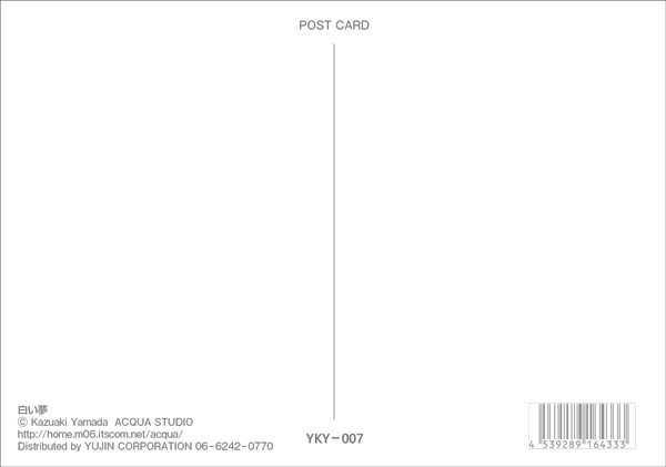 画像2: ポストカード　山田和明「白い夢」　◇ゆうパケット発送可 (2)