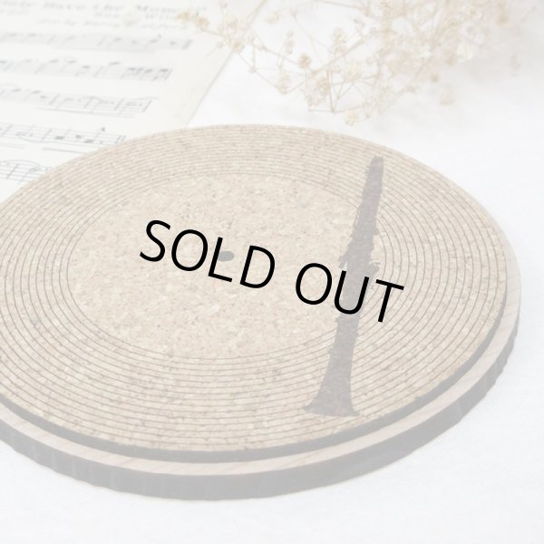 画像2: レコードコースター　クラリネット　◇ゆうパケット発送可 (2)