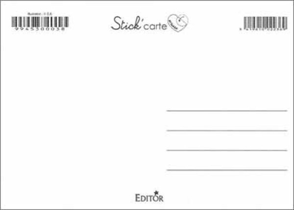 画像2: ポストカード ステッカータイプ イラスト「楽器」2 ◇ゆうパケット発送可 (2)