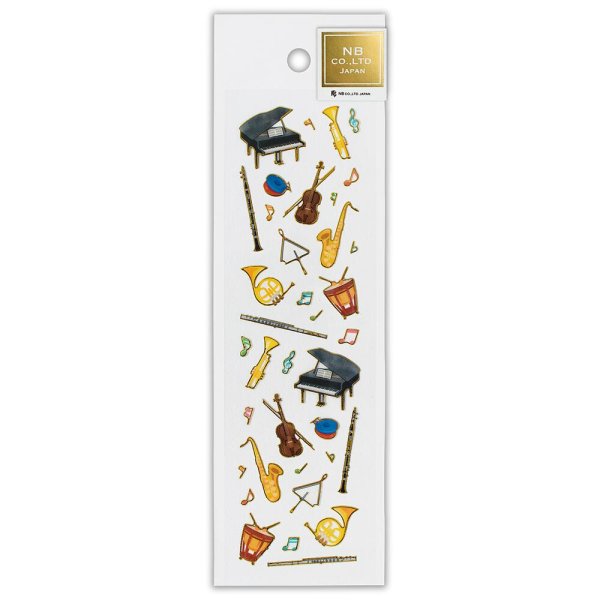 画像3: ふちシール 楽器隊 ◇ゆうパケット発送可 (3)