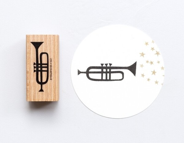 画像2: Perlenfischer　スタンプ　トランペット　◇ゆうパケット発送可 (2)