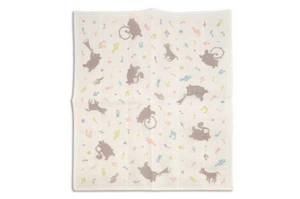 画像2: 絵便りふきん　マーチング　◇ゆうパケット発送可 (2)